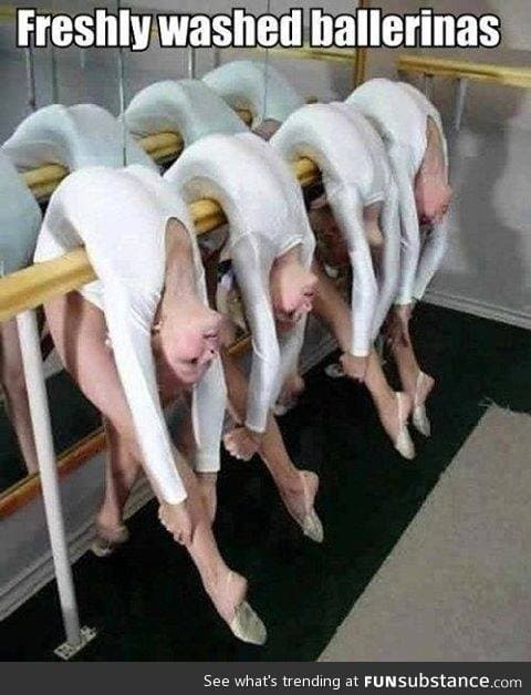 Freshly washed ballerinas