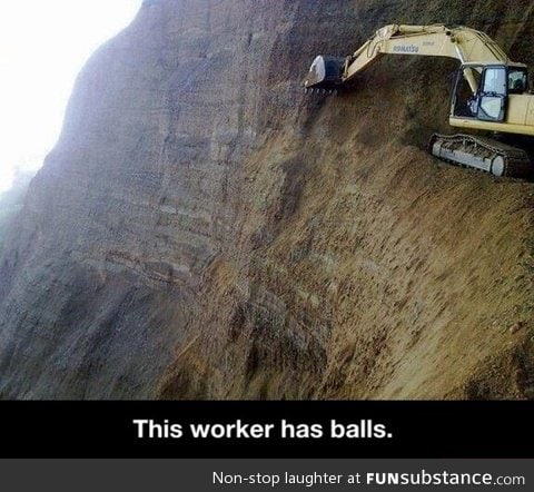 Brave worker