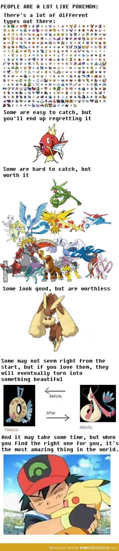 People are like pokemon