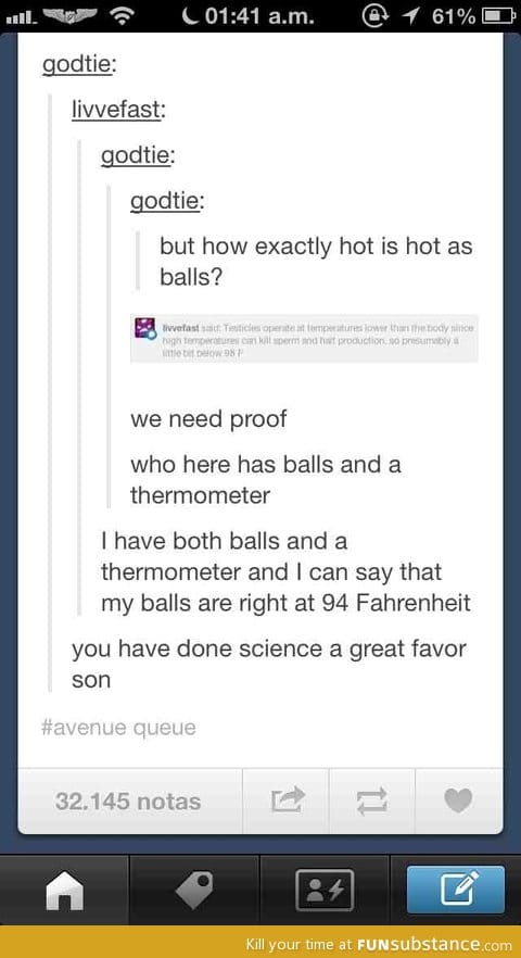 Balls aren't as hot as you think