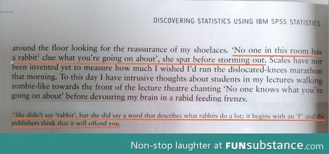 "I'm not a big fan of statistics, but I think I'm going to like this textbook."