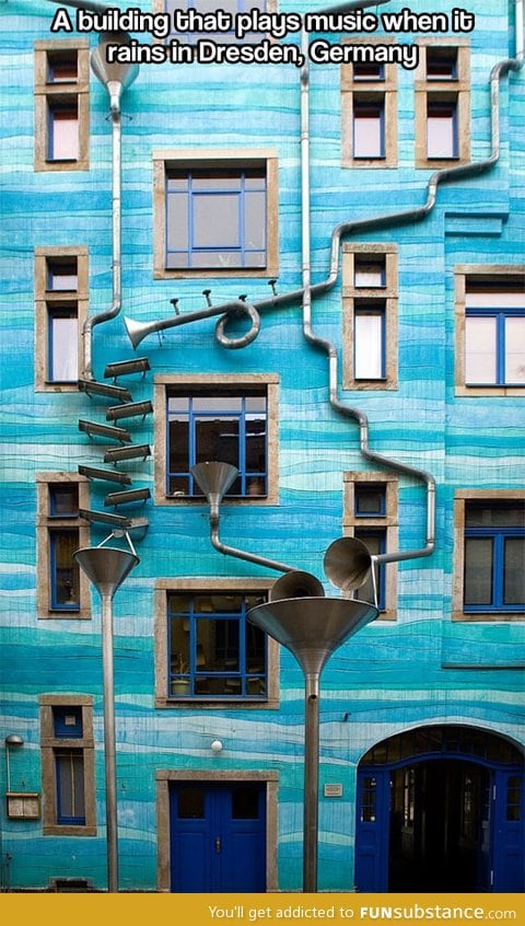 A building that plays music