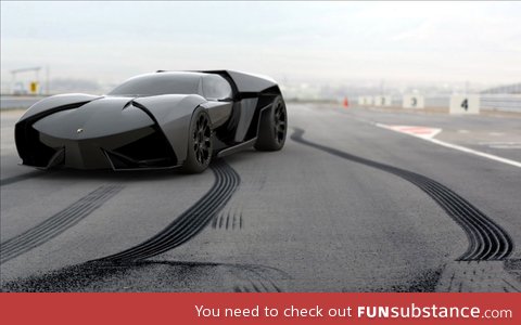 Lamborghini ankonian concept looks almost like a new batmobile