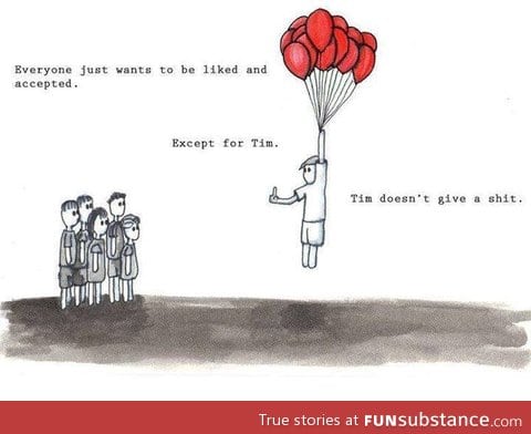 Tim doesn't give a shit