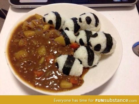 Panda curry bum-rush