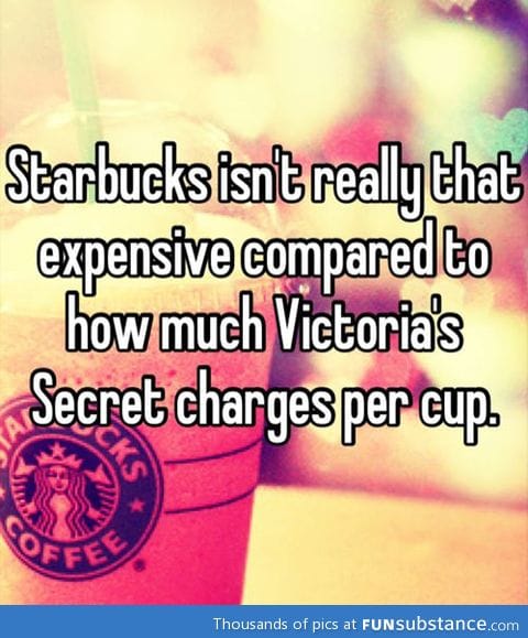 Starbucks isn't really that expensive