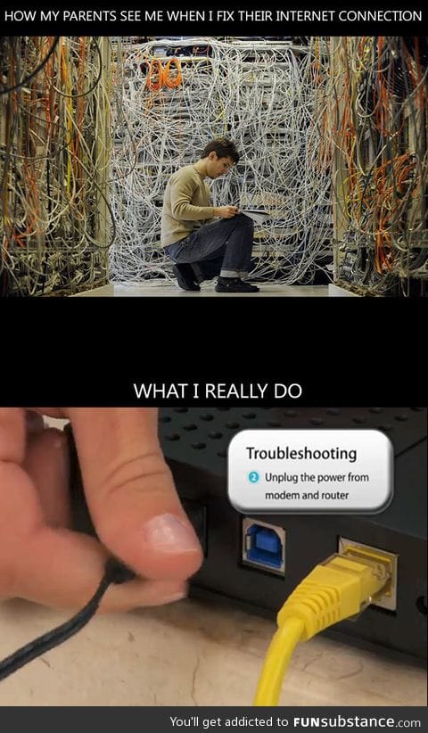 Fixing internet connection