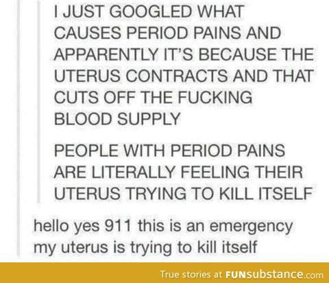 Uterus suicide