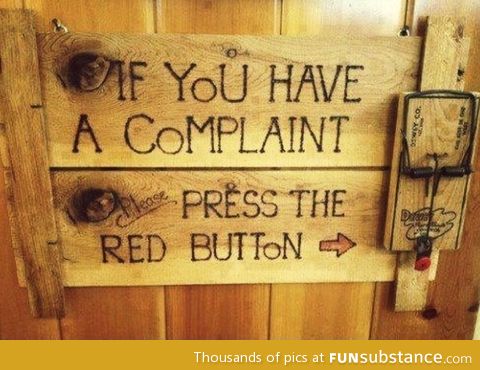 Complaint b*tton