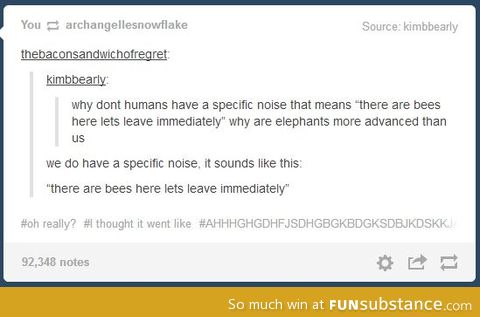 Human specific noise