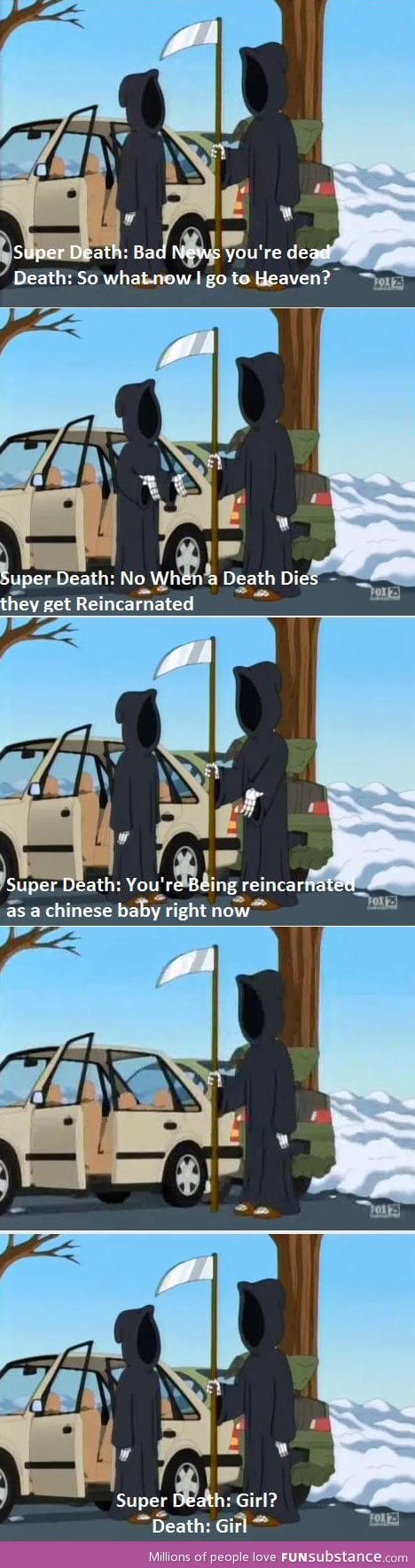 What happens when death dies