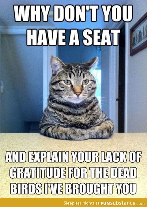 No gratitude