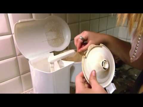 Blonde Woman Makes Coffee on Belgian TV Show