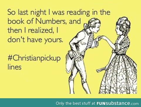 Christian pick up lines