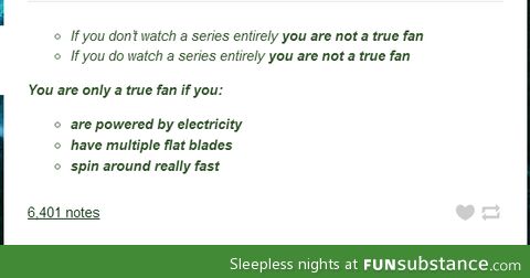 How to tell if you're a true fan