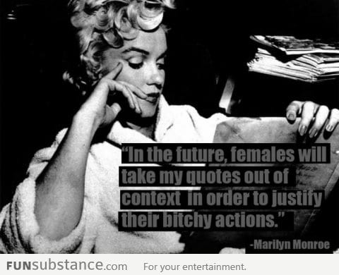 Marilyn Monroe's quote