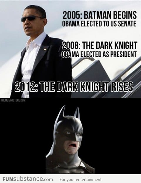 This gives a whole new meaning to The Dark Knight Trilogy