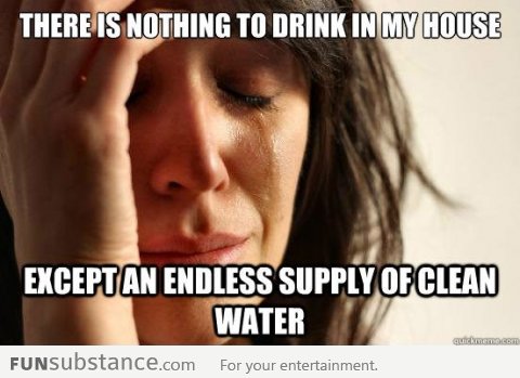 Endless supply of clean water