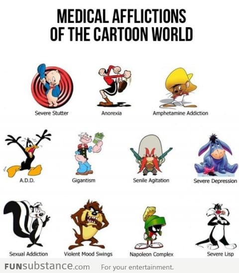 Cartoon World's diseases