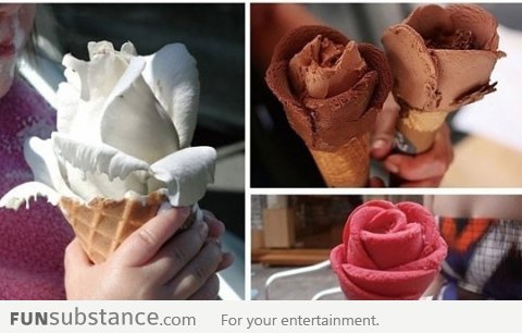 Flowery Ice Cream