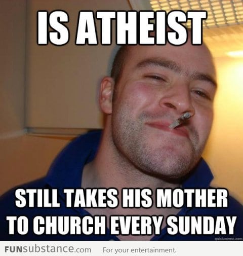 Good guy atheist