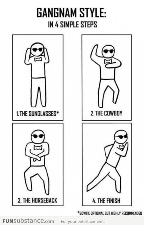 Gangnam Style in Four Simple Steps