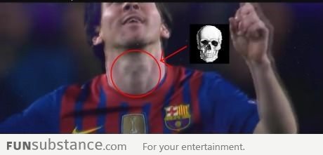 Told you Messi is possessed