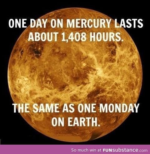 True science fact about mondays