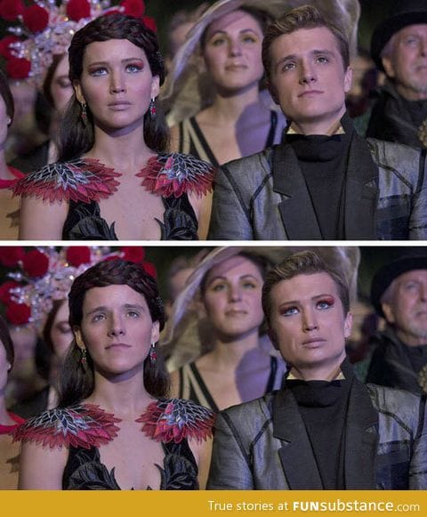 Katniss and Peeta faceswap