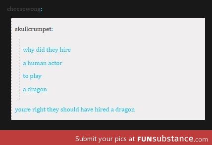 Obviously for the creation of how to train your dragon