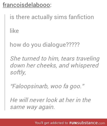 The sims dialogues