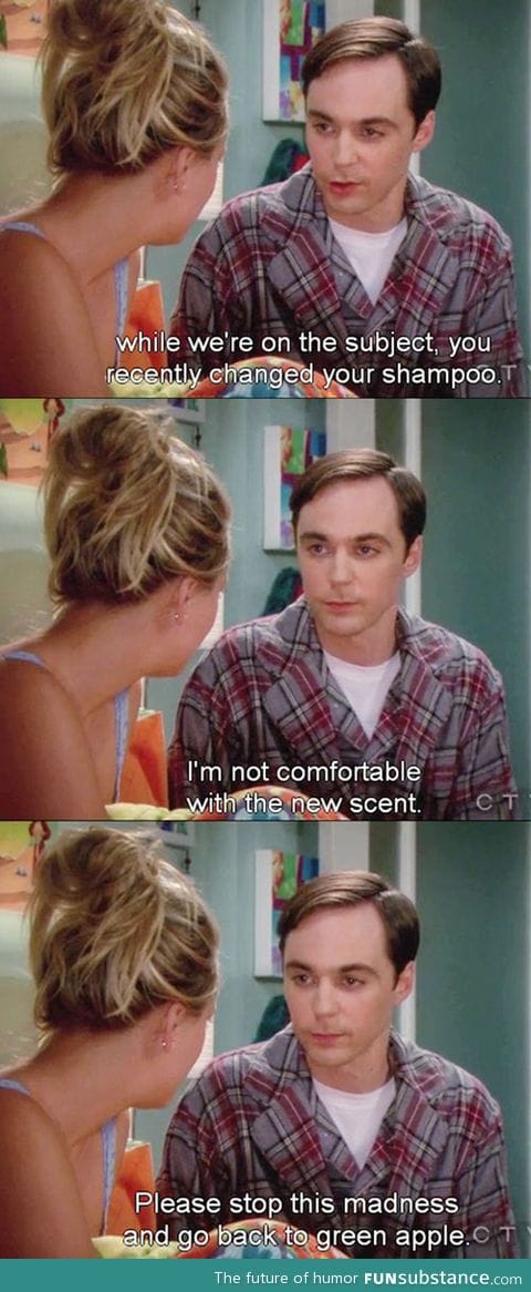 Sheldon's reasonable request