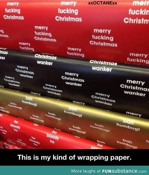 My kind of wrapping paper