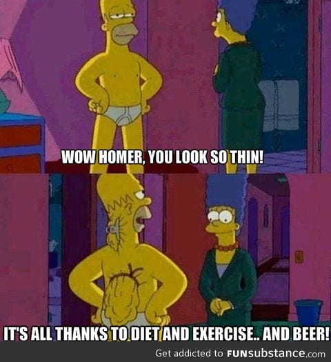 How homer lost weight