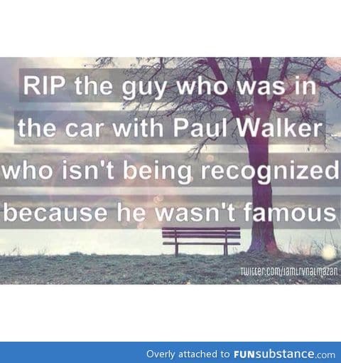 The other guy who died with Paul Walker