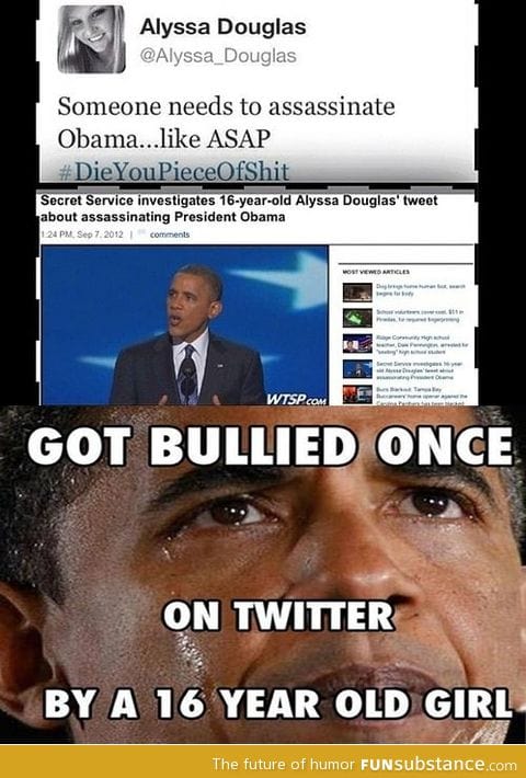 Leave obama alone! *sniff* *sniff*