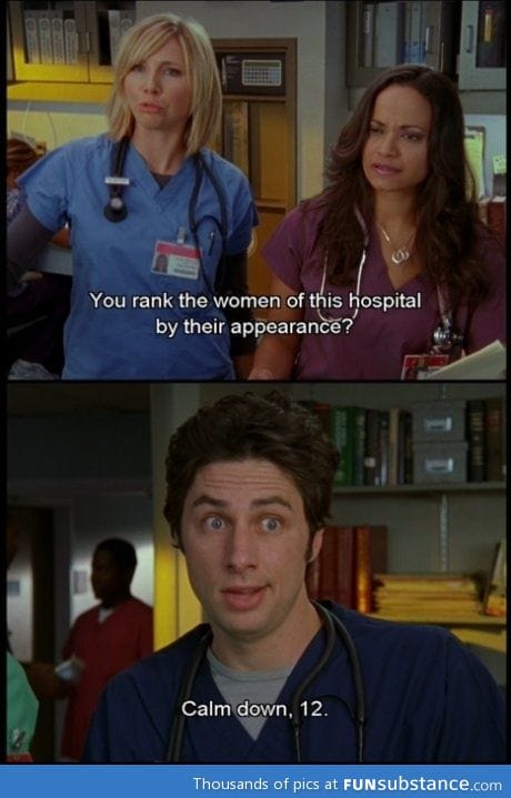 Just a fine scrubs moment