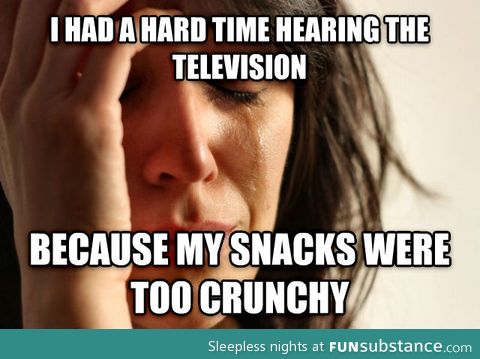 Snacking and watching TV