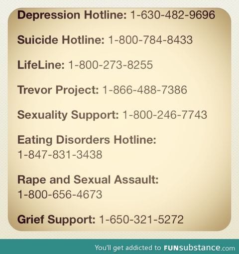 There Are People Who Care A Phone Call Away- Share The Numbers, Help A Friend...