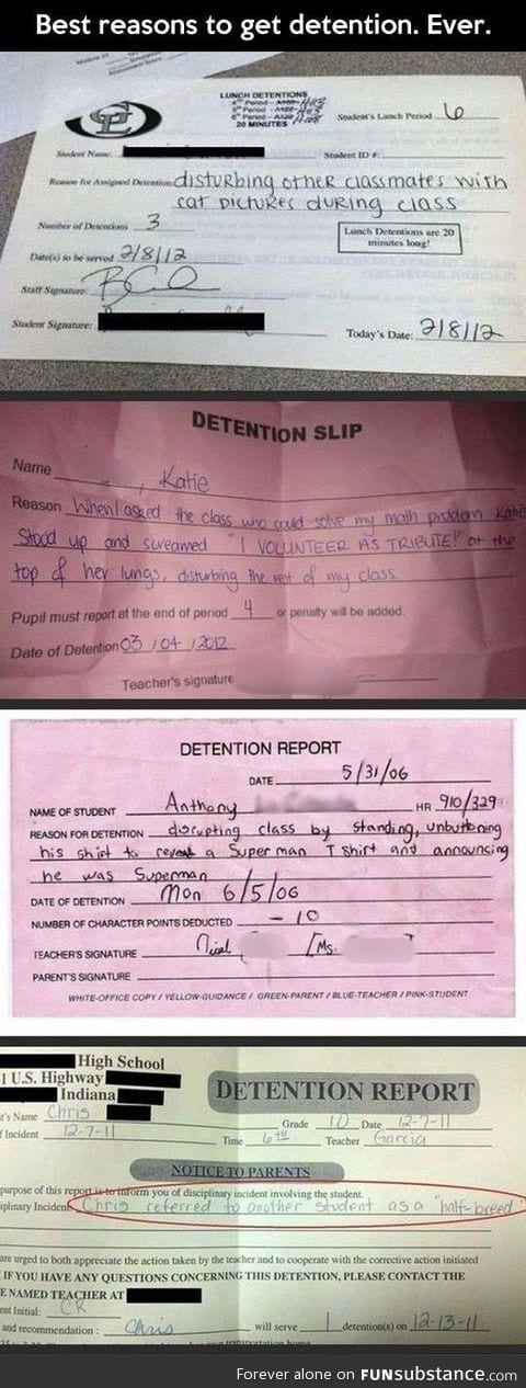 Awesome detentions