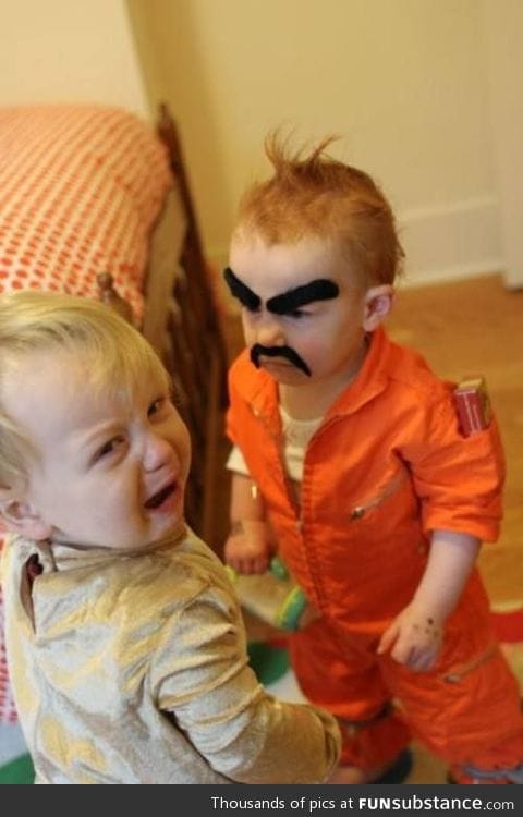 Costumes To Scare Your Siblings- Start Them Young....