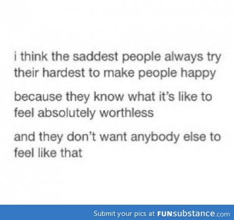 Sad people