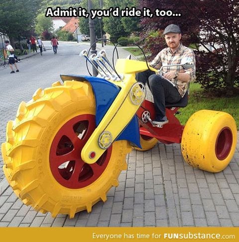 One hell of a tricycle