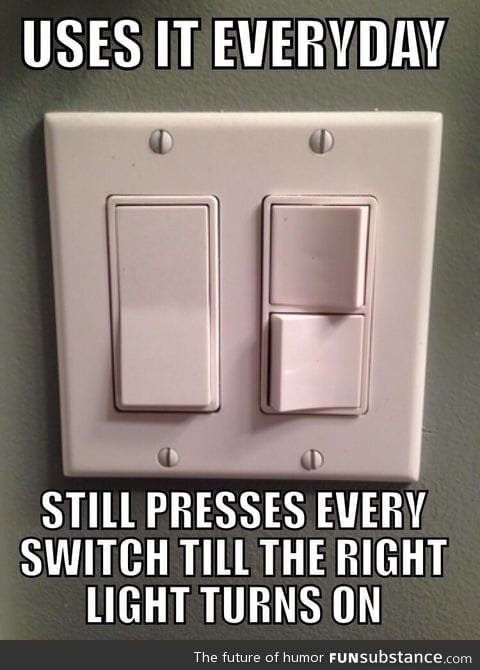 Still don't know which switch