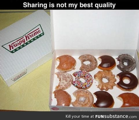 It's ok not to share