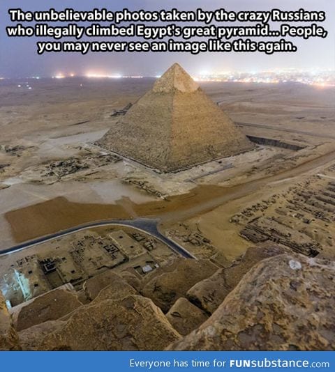 You may never see an image like this again: Pyramid