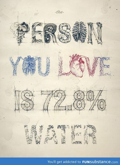 So you basically love water