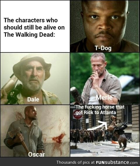 Walking dead characters