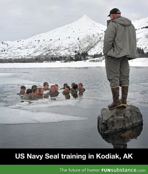 US Navy Seal training in Kodiak, AK