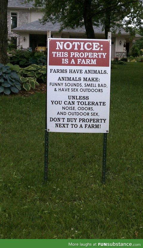 This is a farm!
